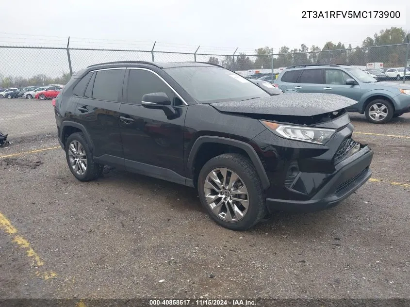 2021 Toyota Rav4 Xle Premium VIN: 2T3A1RFV5MC173900 Lot: 40858517