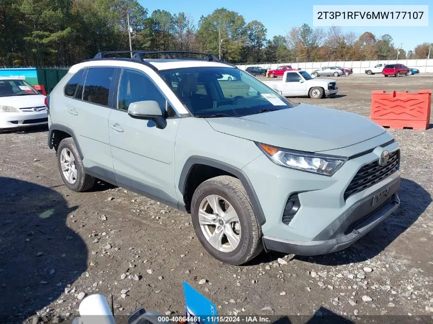 2021 Toyota Rav4 Xle VIN: 2T3P1RFV6MW177107 Lot: 40864461