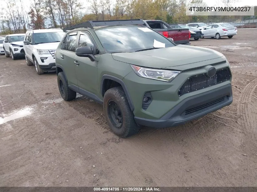 2021 Toyota Rav4 Hybrid Xle Premium VIN: 4T3B6RFV9MU040237 Lot: 40914705