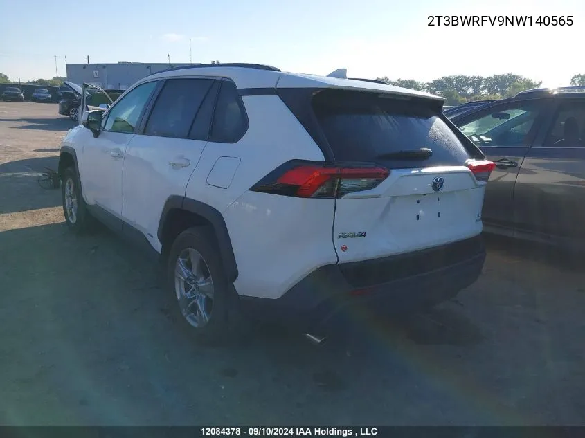 2T3BWRFV9NW140565 2022 Toyota Rav4 Le