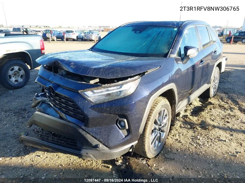 2022 Toyota Rav4 Xle/Xle Premium VIN: 2T3R1RFV8NW306765 Lot: 12097447