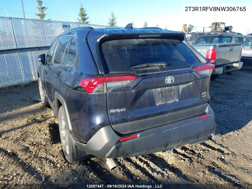 2022 Toyota Rav4 Xle/Xle Premium VIN: 2T3R1RFV8NW306765 Lot: 12097447