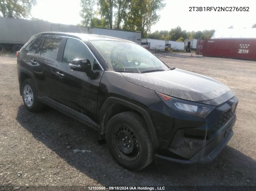 2T3B1RFV2NC276052 2022 Toyota Rav4 Le