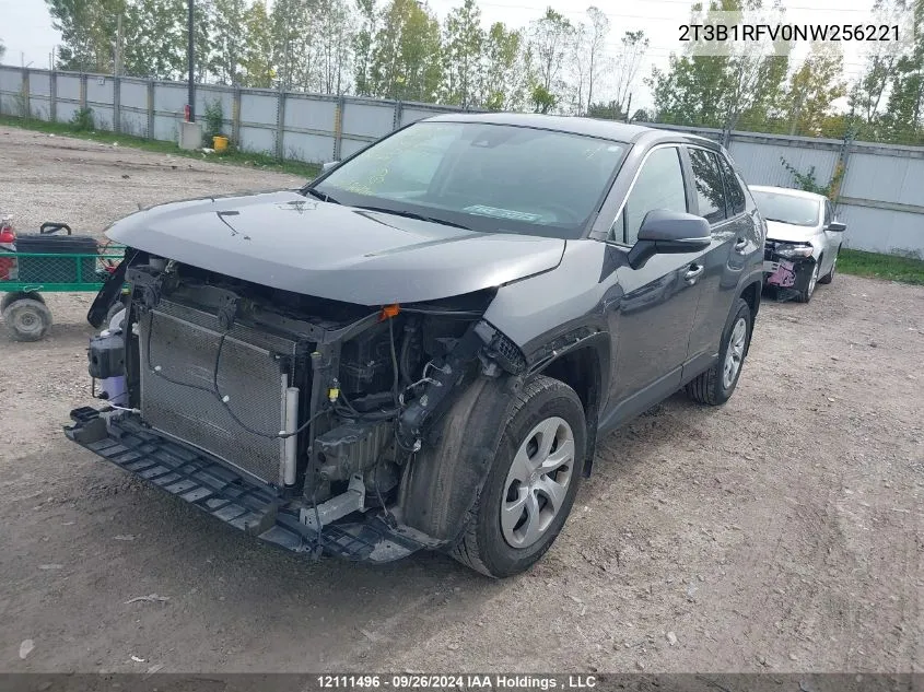 2T3B1RFV0NW256221 2022 Toyota Rav4 Le