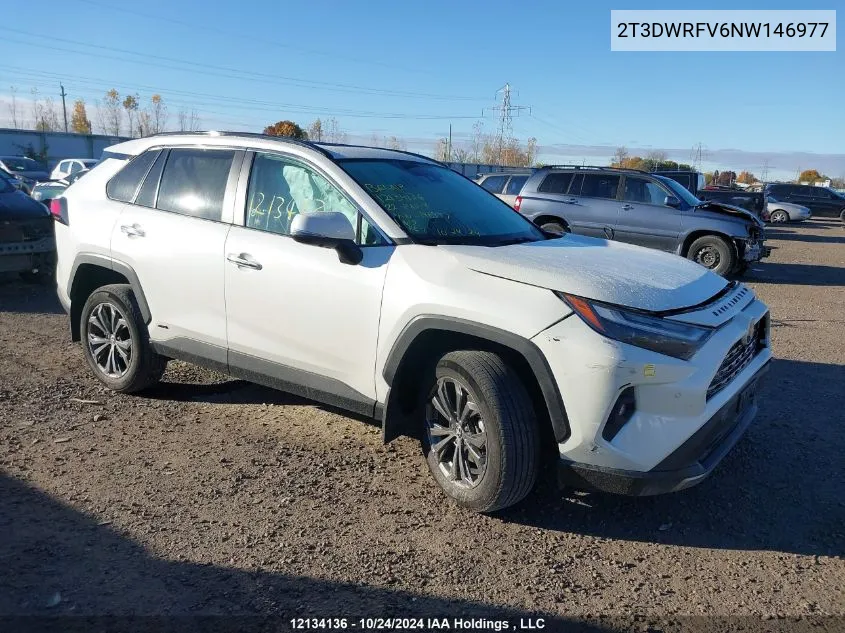 2022 Toyota Rav4 VIN: 2T3DWRFV6NW146977 Lot: 12134136