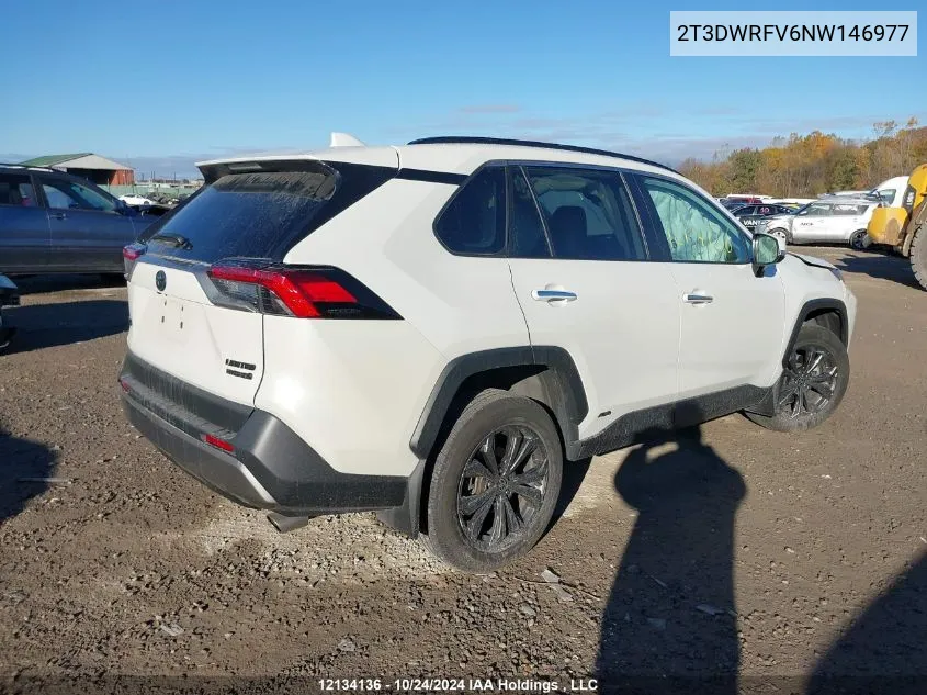 2022 Toyota Rav4 VIN: 2T3DWRFV6NW146977 Lot: 12134136