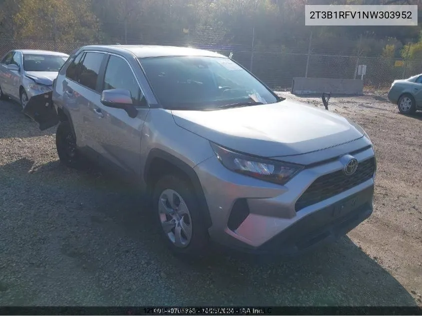 2022 Toyota Rav4 Le VIN: 2T3B1RFV1NW303952 Lot: 12137055