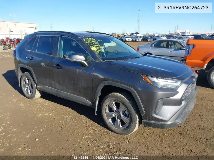 2022 Toyota Rav4 Xle/Xle Premium VIN: 2T3R1RFV9NC264723 Lot: 12143954