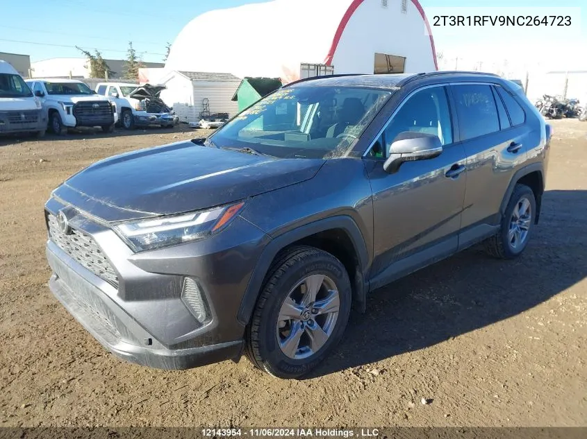 2022 Toyota Rav4 Xle/Xle Premium VIN: 2T3R1RFV9NC264723 Lot: 12143954