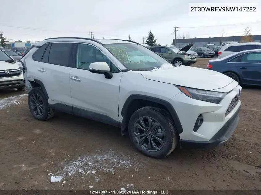 2022 Toyota Rav4 Limited VIN: 2T3DWRFV9NW147282 Lot: 12147087