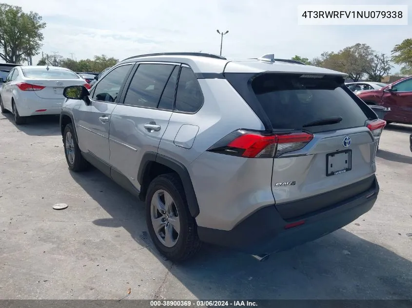 2022 Toyota Rav4 Xle Hybrid VIN: 4T3RWRFV1NU079338 Lot: 38900369