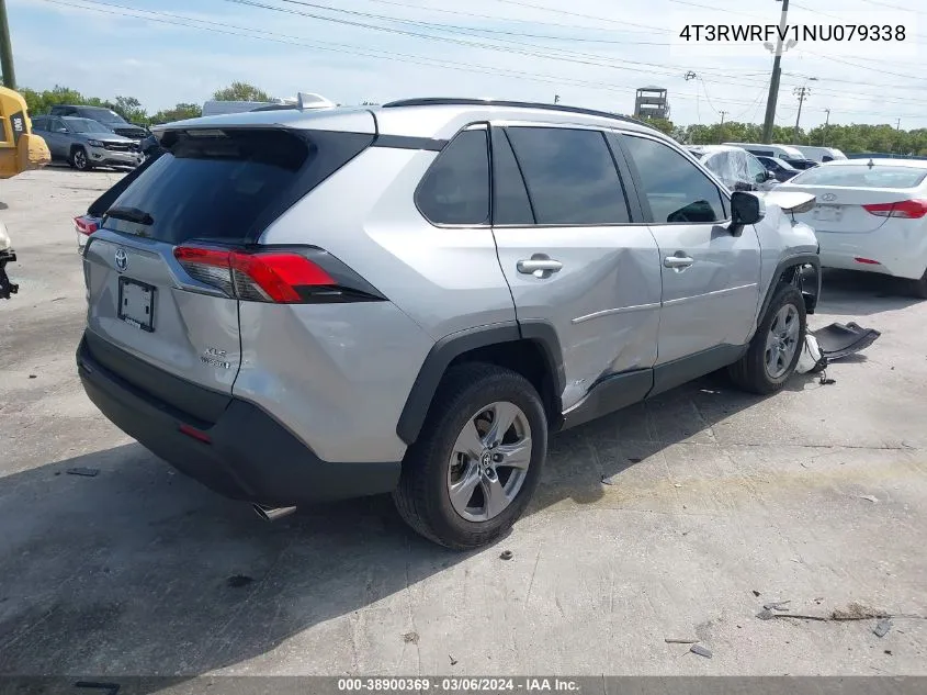 2022 Toyota Rav4 Xle Hybrid VIN: 4T3RWRFV1NU079338 Lot: 38900369