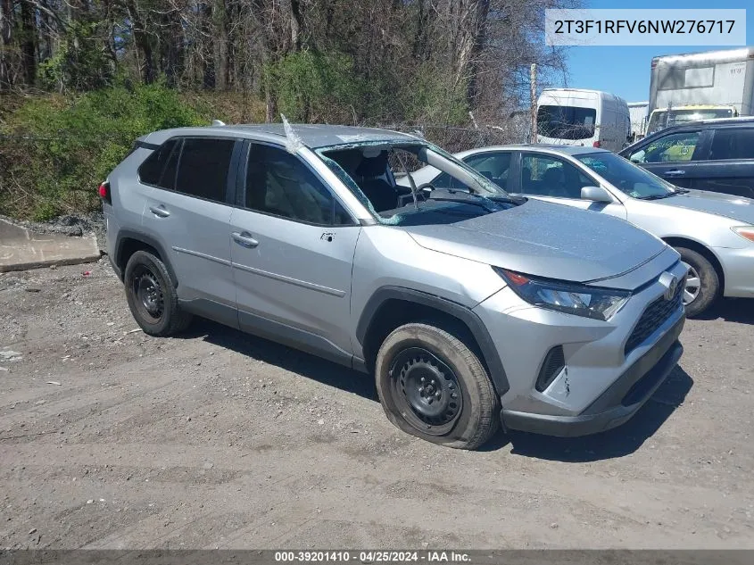 2022 Toyota Rav4 Le VIN: 2T3F1RFV6NW276717 Lot: 39201410