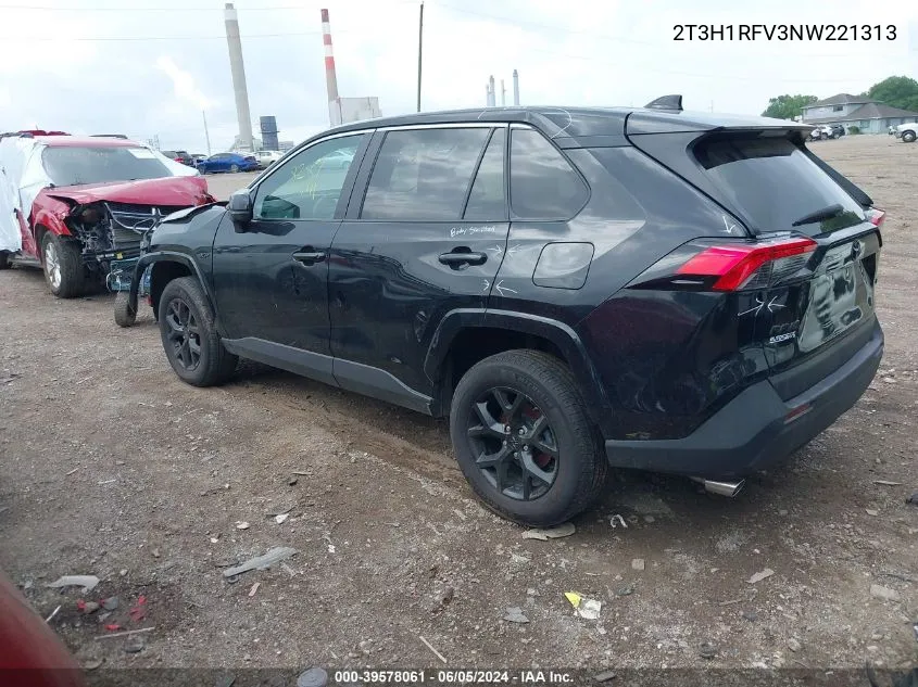 2T3H1RFV3NW221313 2022 Toyota Rav4 Le