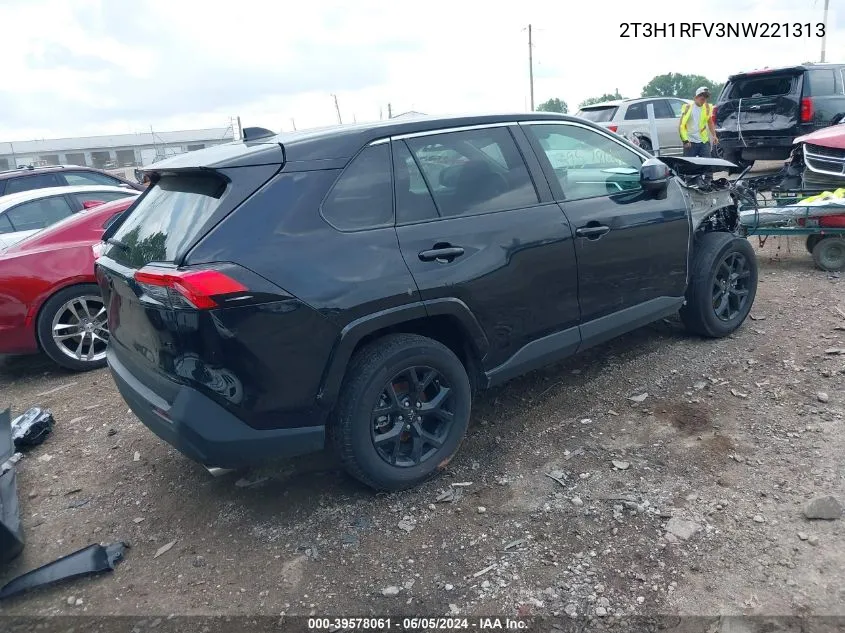 2T3H1RFV3NW221313 2022 Toyota Rav4 Le