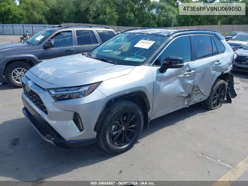 4T3E6RFV8NU069050 2022 Toyota Rav4 Xse Hybrid