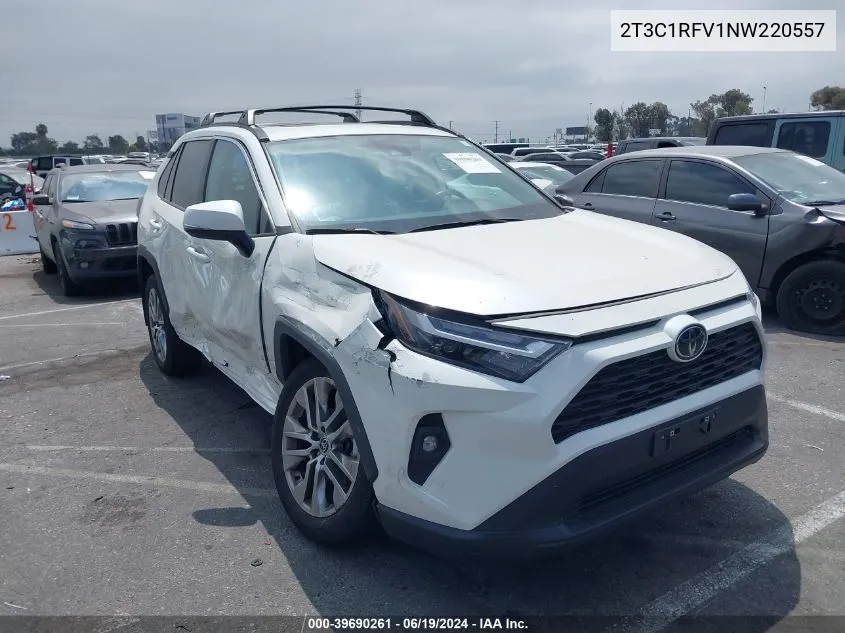 2022 Toyota Rav4 Xle Premium VIN: 2T3C1RFV1NW220557 Lot: 39690261