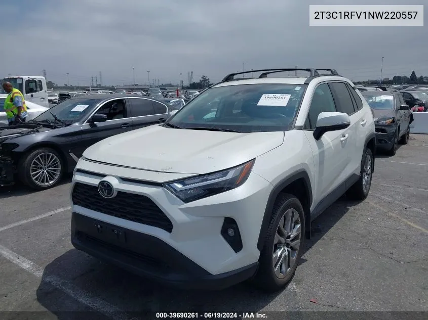 2022 Toyota Rav4 Xle Premium VIN: 2T3C1RFV1NW220557 Lot: 39690261