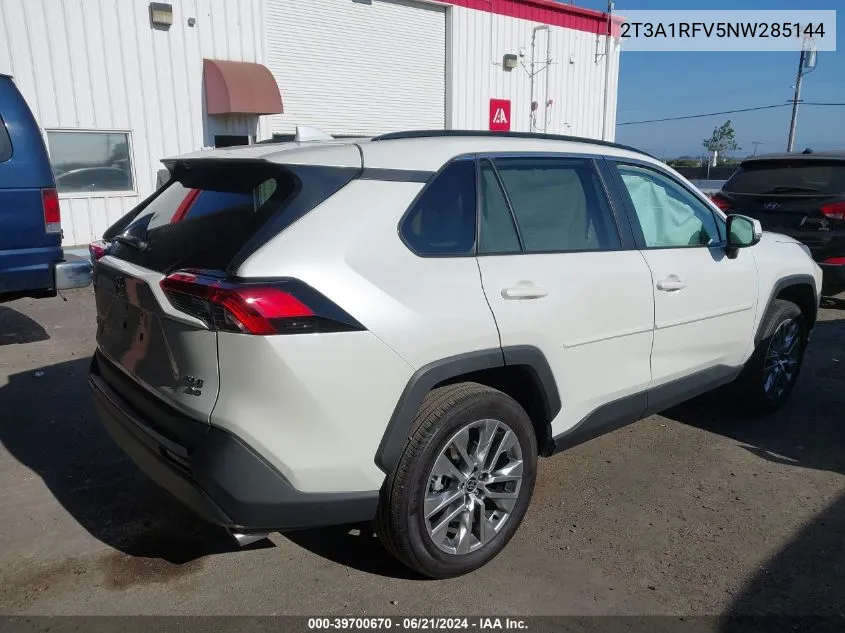 2022 Toyota Rav4 Xle Premium VIN: 2T3A1RFV5NW285144 Lot: 39700670