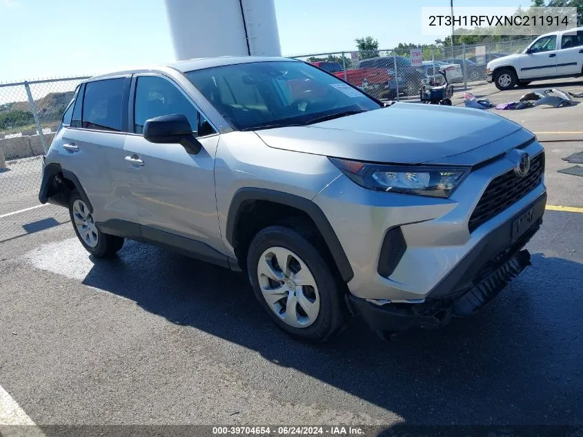 2022 Toyota Rav4 Le VIN: 2T3H1RFVXNC211914 Lot: 39704654