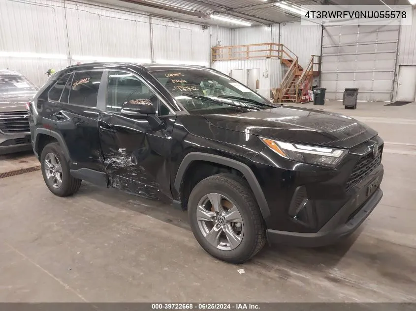 2022 Toyota Rav4 Hybrid Xle VIN: 4T3RWRFV0NU055578 Lot: 39722668