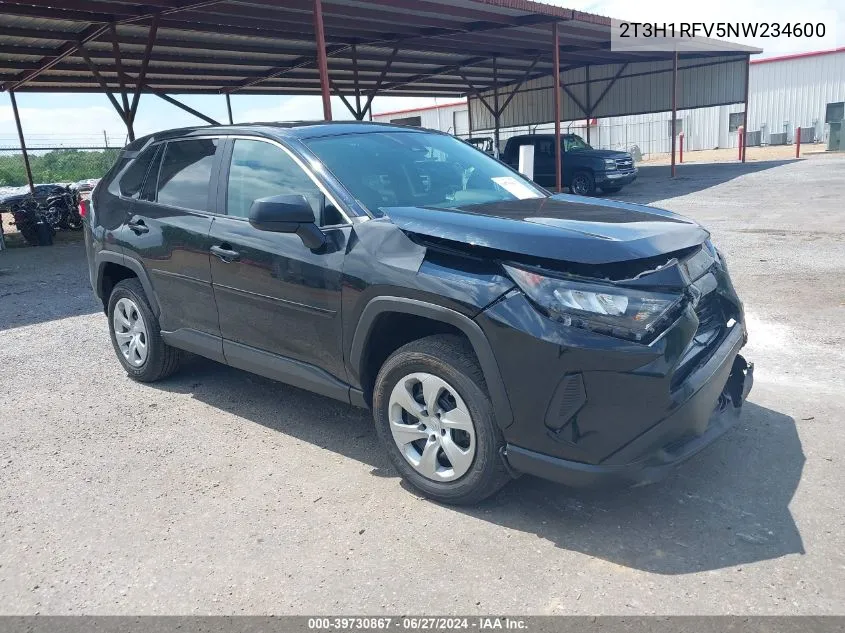 2022 Toyota Rav4 Le VIN: 2T3H1RFV5NW234600 Lot: 39730867