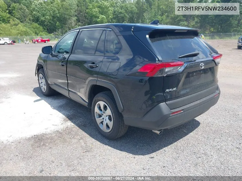 2022 Toyota Rav4 Le VIN: 2T3H1RFV5NW234600 Lot: 39730867