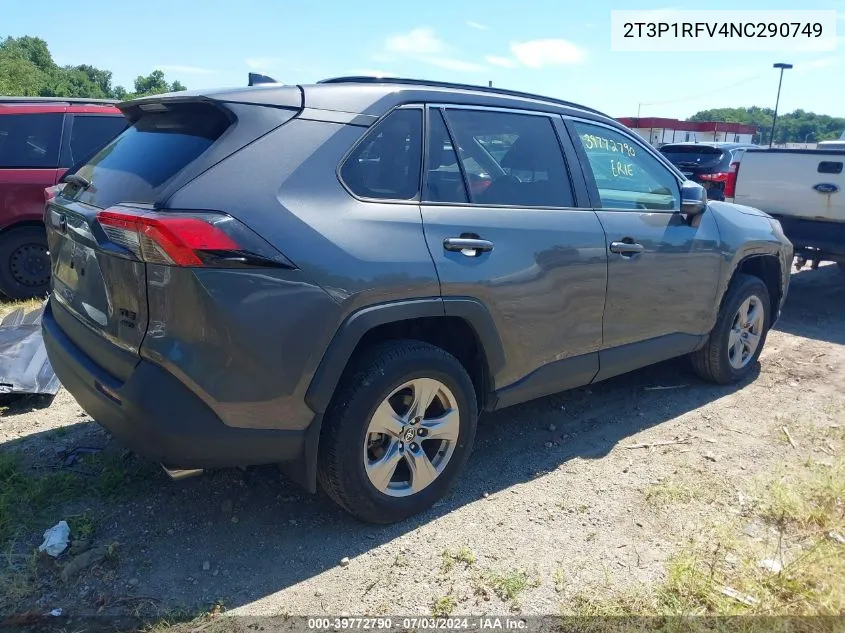 2T3P1RFV4NC290749 2022 Toyota Rav4 Xle