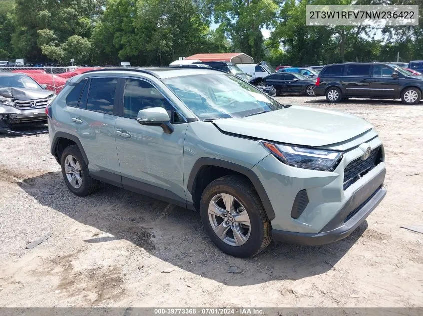 2022 Toyota Rav4 Xle VIN: 2T3W1RFV7NW236422 Lot: 39773368