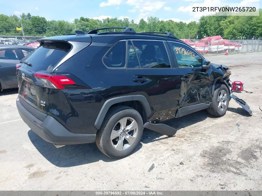 2T3P1RFV0NW265720 2022 Toyota Rav4 Xle