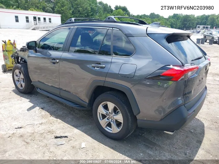 2T3W1RFV6NC203980 2022 Toyota Rav4 Xle