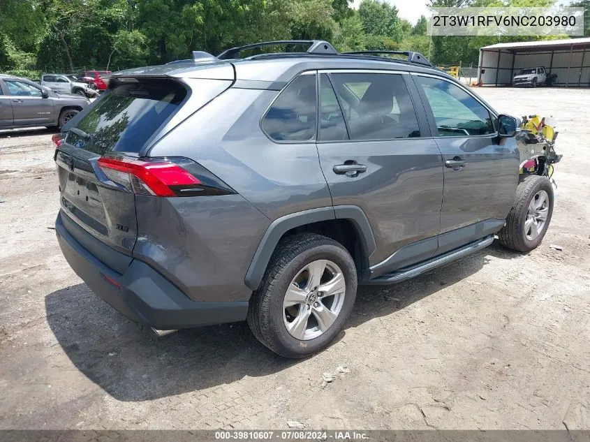 2T3W1RFV6NC203980 2022 Toyota Rav4 Xle