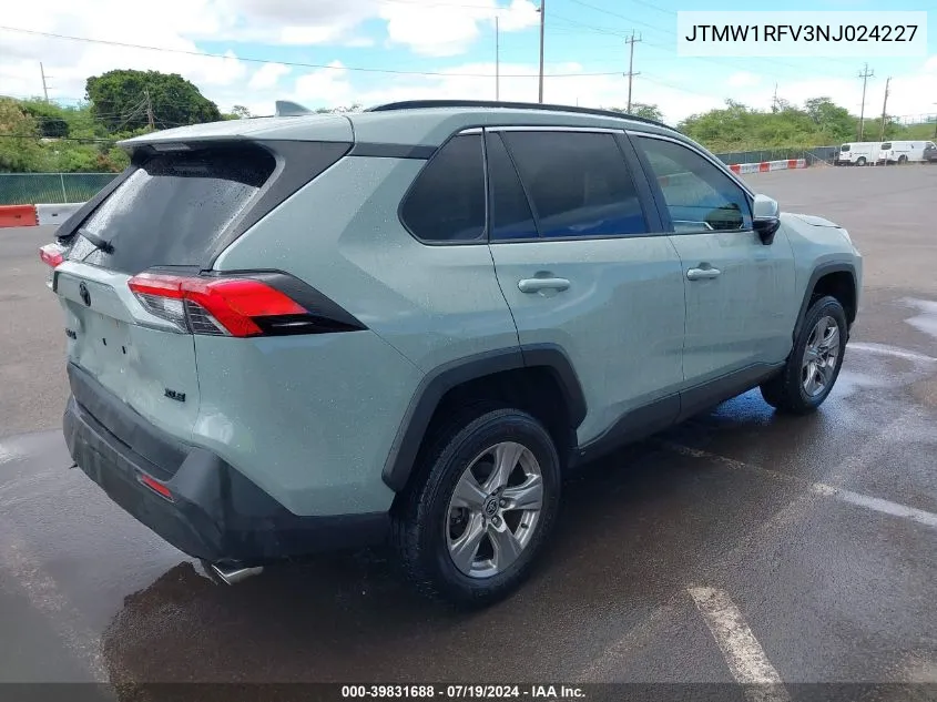 2022 Toyota Rav4 Xle VIN: JTMW1RFV3NJ024227 Lot: 39831688