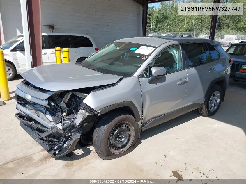 2T3G1RFV6NW327749 2022 Toyota Rav4 Le