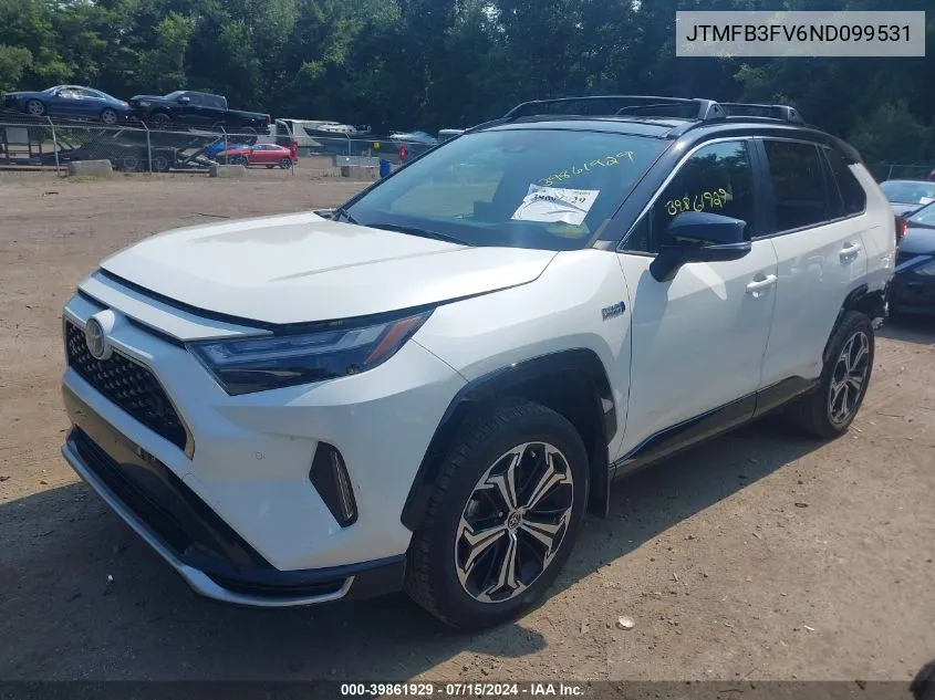 2022 Toyota Rav4 Prime Xse VIN: JTMFB3FV6ND099531 Lot: 39861929