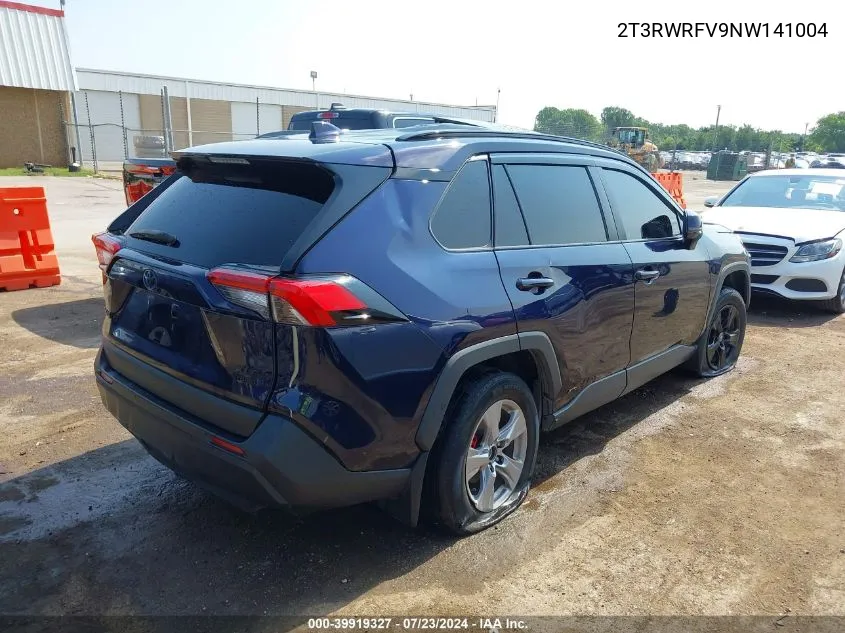 2022 Toyota Rav4 Hybrid Xle VIN: 2T3RWRFV9NW141004 Lot: 39919327