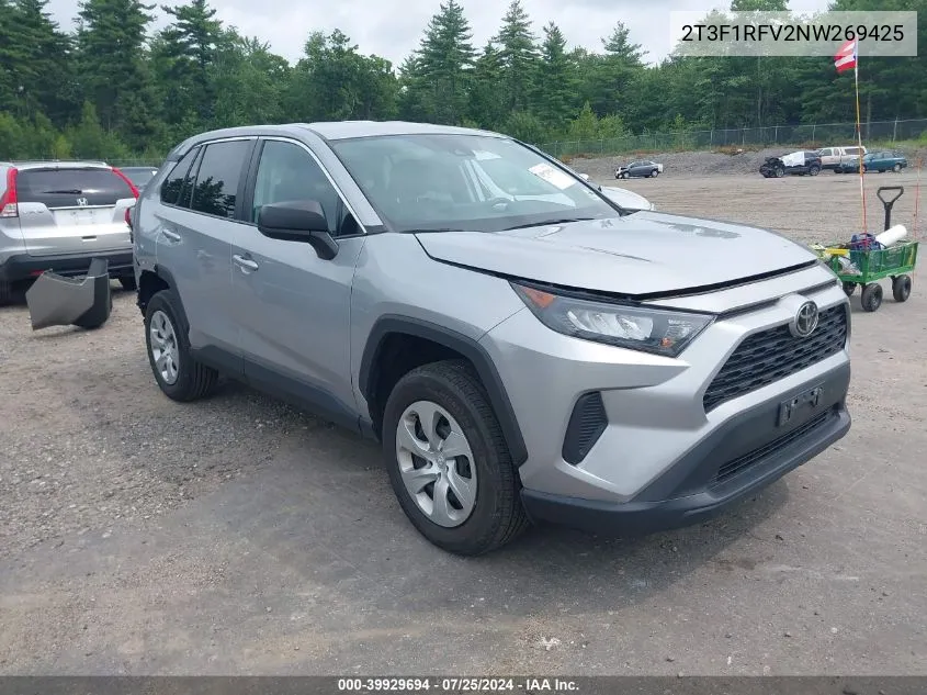 2T3F1RFV2NW269425 2022 Toyota Rav4 Le