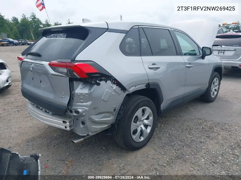 2T3F1RFV2NW269425 2022 Toyota Rav4 Le