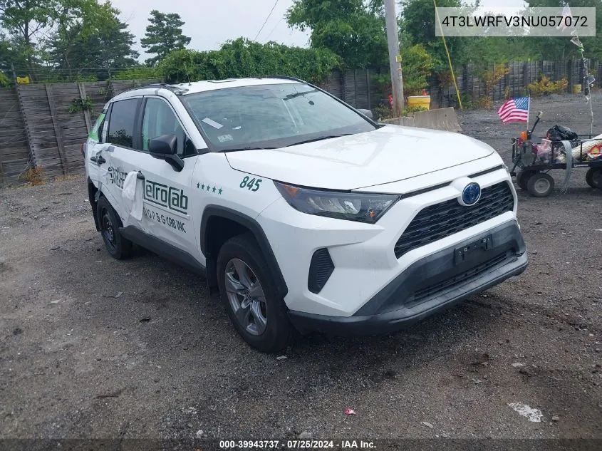 2022 Toyota Rav4 Hybrid Le VIN: 4T3LWRFV3NU057072 Lot: 39943737