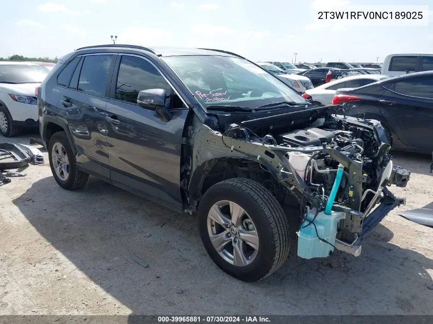 2T3W1RFV0NC189025 2022 Toyota Rav4 Xle