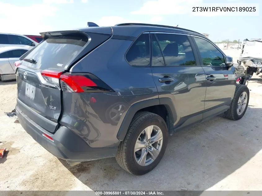 2022 Toyota Rav4 Xle VIN: 2T3W1RFV0NC189025 Lot: 39965881