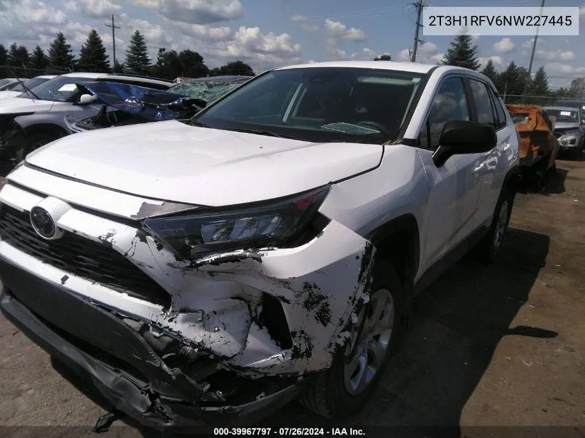 2T3H1RFV6NW227445 2022 Toyota Rav4 Le