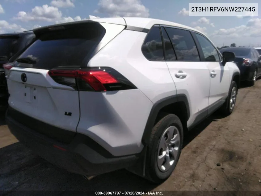 2T3H1RFV6NW227445 2022 Toyota Rav4 Le