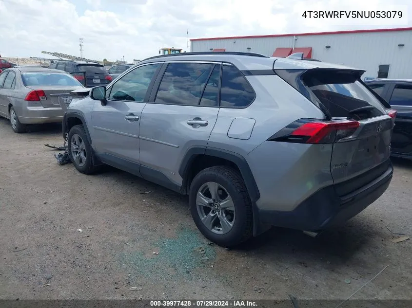 2022 Toyota Rav4 Hybrid Xle VIN: 4T3RWRFV5NU053079 Lot: 39977428