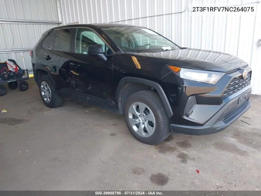 2T3F1RFV7NC264075 2022 Toyota Rav4 Le