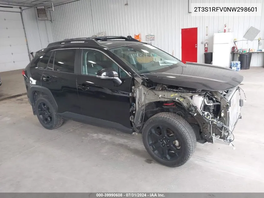 2022 Toyota Rav4 Trd Off Road VIN: 2T3S1RFV0NW298601 Lot: 39990608