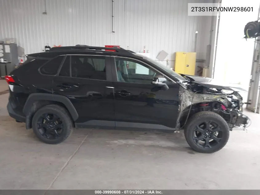 2022 Toyota Rav4 Trd Off Road VIN: 2T3S1RFV0NW298601 Lot: 39990608