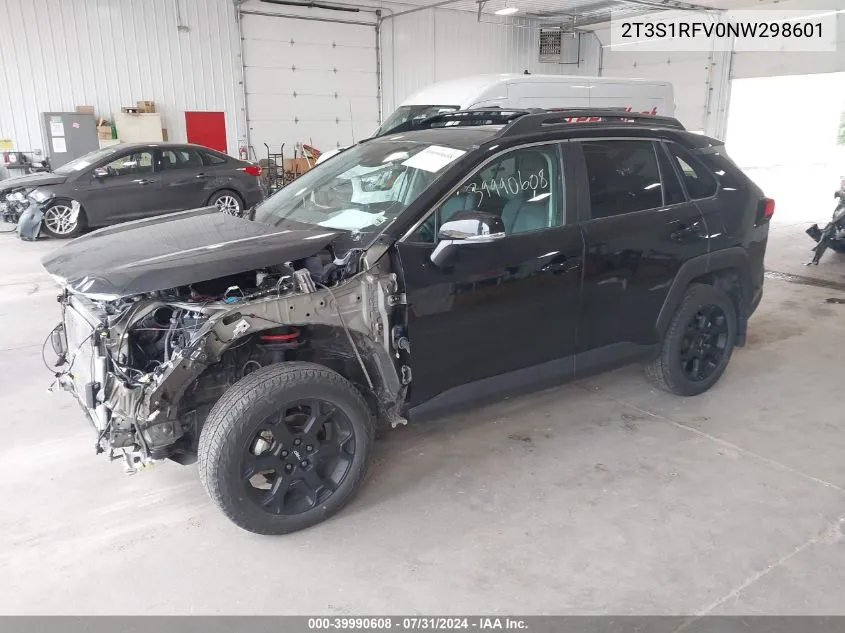 2022 Toyota Rav4 Trd Off Road VIN: 2T3S1RFV0NW298601 Lot: 39990608