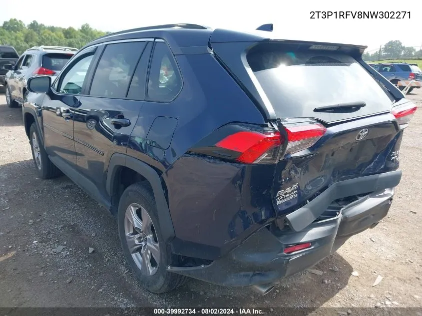 2T3P1RFV8NW302271 2022 Toyota Rav4 Xle