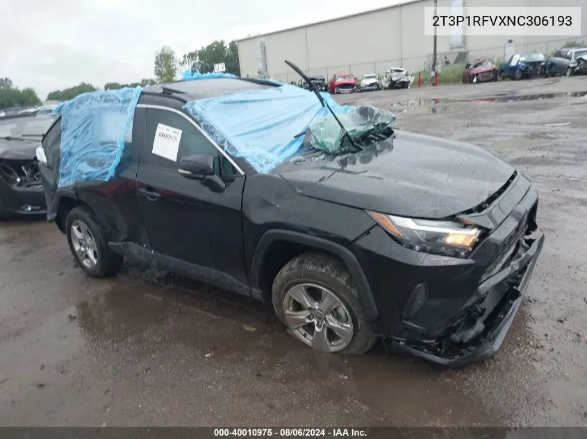 2022 Toyota Rav4 Xle VIN: 2T3P1RFVXNC306193 Lot: 40010975